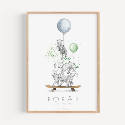 ÅRSTIDSPLAKAT - FORÅR