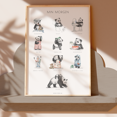 "MIN MORGEN" - PIKTOGRAM PLAKAT
