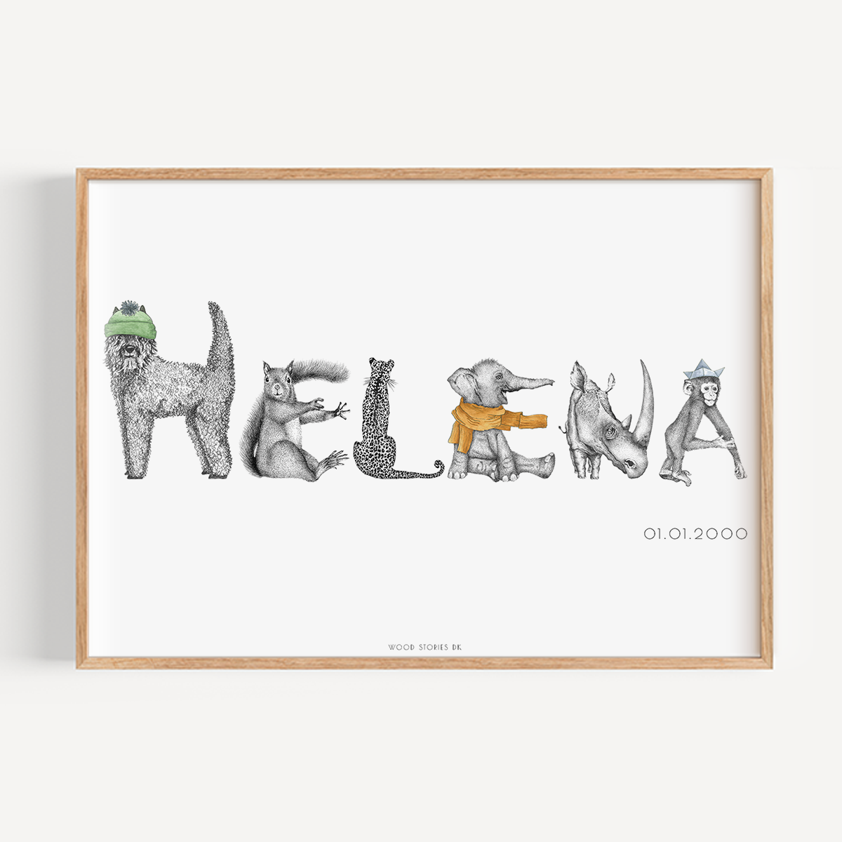 Personlig navneplakat - Helena