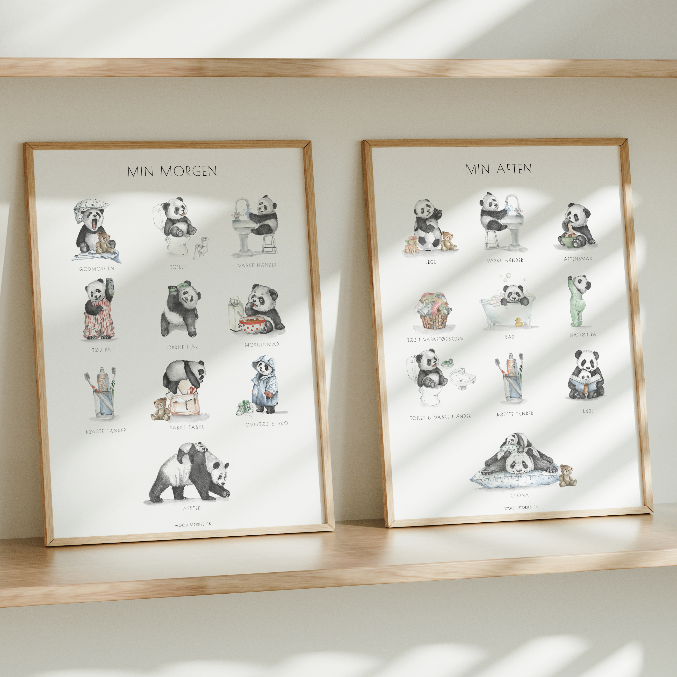 Visuele piktogramplakater til børn - 