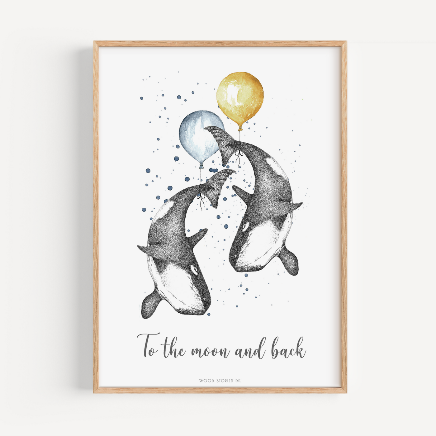 "To the moon and back" - plakat