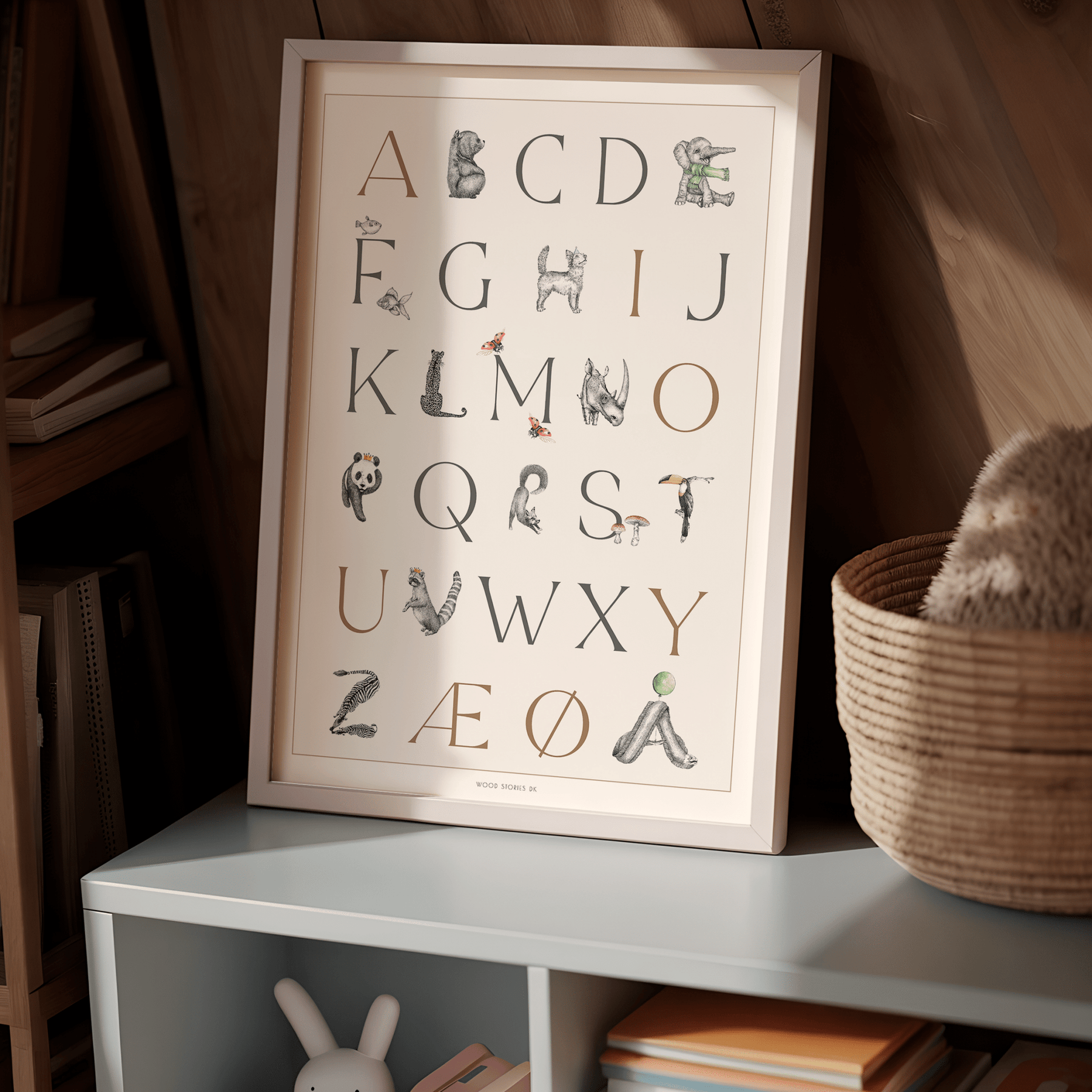 Læringsplakater til børn – ABC, tal & alfabet | Wood Stories – WOOD ...